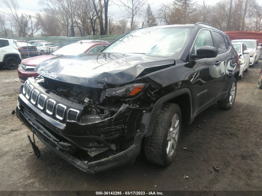2022 JEEP COMPASS LATITUDE VIN: 3C4NJDBB4NT152155