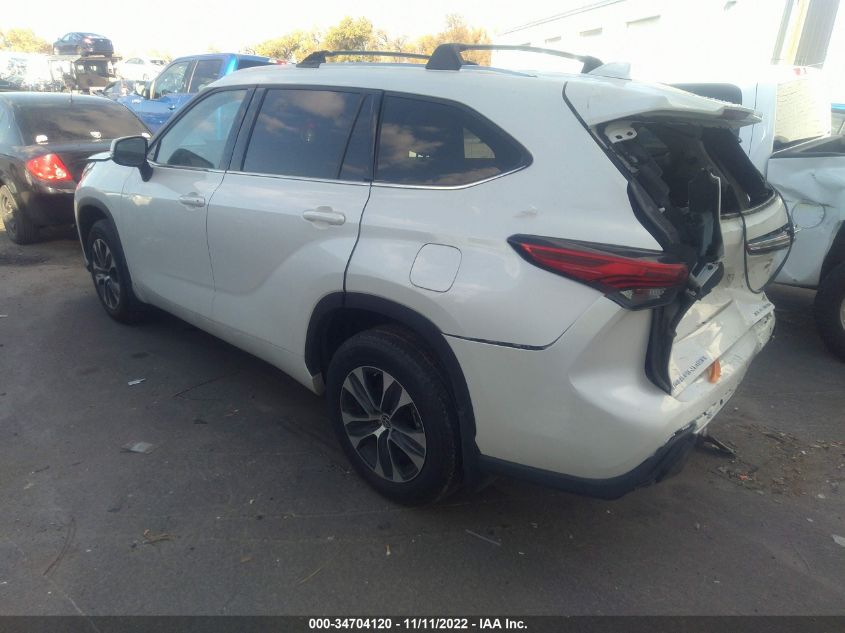 2020 TOYOTA HIGHLANDER XLE VIN: 5TDGZRBH5LS502709