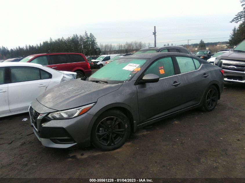 2021 NISSAN SENTRA SV VIN: 3N1AB8CV8MY257622