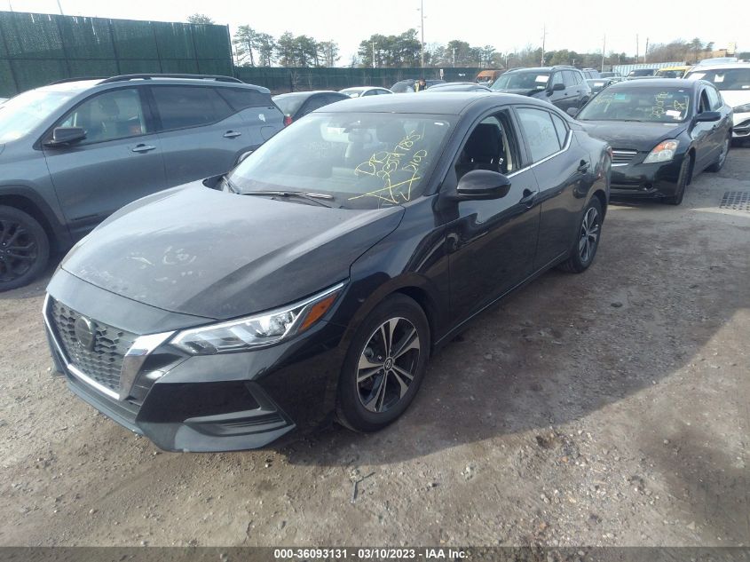 2022 NISSAN SENTRA SV VIN: 3N1AB8CV5NY289834