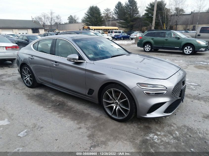 2022 GENESIS G70 2.0T VIN: KMTG34TA8NU089710