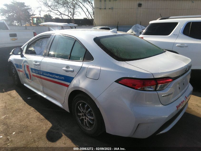 2022 TOYOTA COROLLA HYBRID LE VIN: JTDEAMDE2NJ040744