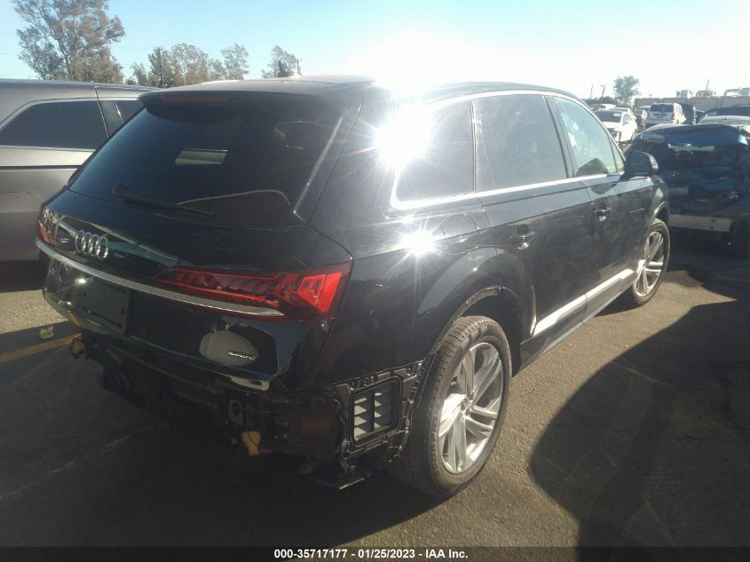 2021 AUDI Q7 PREMIUM VIN: WA1AJAF77MD033601