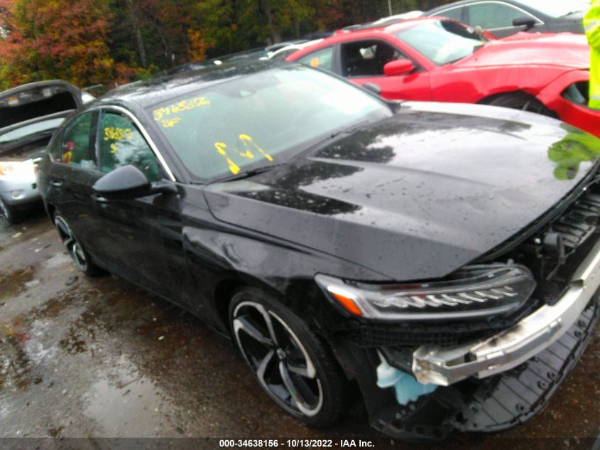 2022 HONDA ACCORD SEDAN SPORT VIN: 1HGCV2F36NA010420