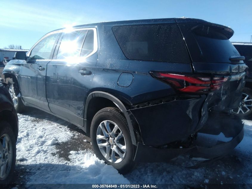 2022 CHEVROLET TRAVERSE LS VIN: 1GNERFKWXNJ106691