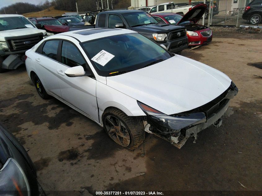 2023 HYUNDAI ELANTRA HYBRID LIMITED VIN: KMHLN4AJ5PU034365