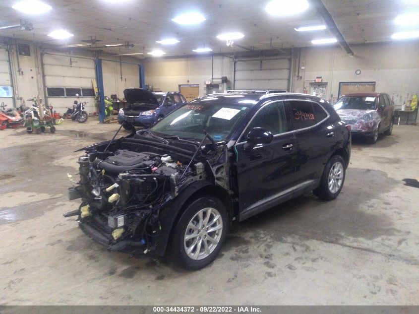 2021 BUICK ENVISION PREFERRED VIN: LRBFZMR41MD194046