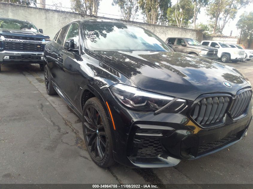 2022 BMW X6 XDRIVE40I VIN: 5UXCY6C05N9L11042