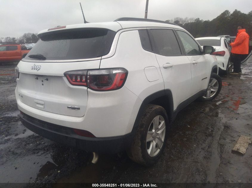 2022 JEEP COMPASS LATITUDE VIN: 3C4NJDBB9NT122195