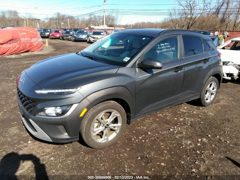 2022 HYUNDAI KONA SEL VIN: KM8K6CAB7NU826347