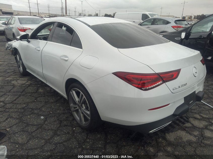 2021 MERCEDES-BENZ CLA CLA 250 VIN: W1K5J4GB2MN168013