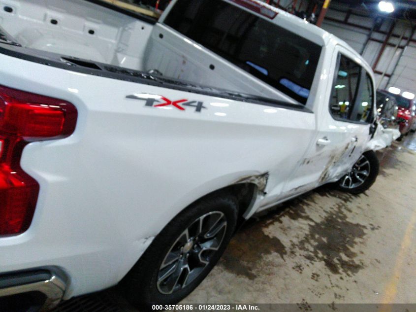 2022 CHEVROLET SILVERADO 1500 LT VIN: 3GCPDKEK8NG656023