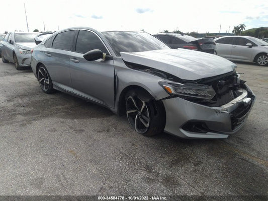 2022 HONDA ACCORD SEDAN SPORT SE VIN: 1HGCV1F4XNA056593