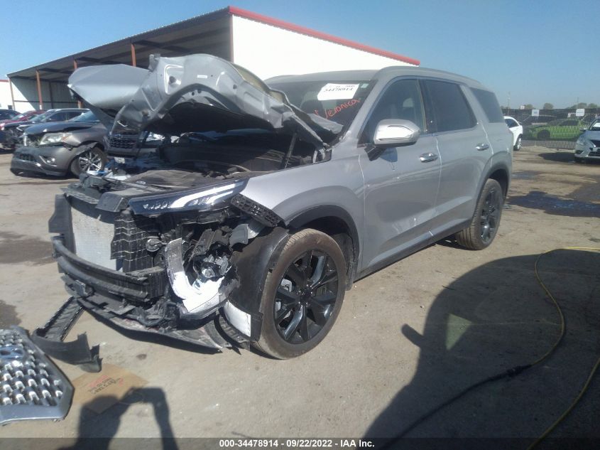 2022 HYUNDAI PALISADE SEL VIN: KM8R44HE8NU442457