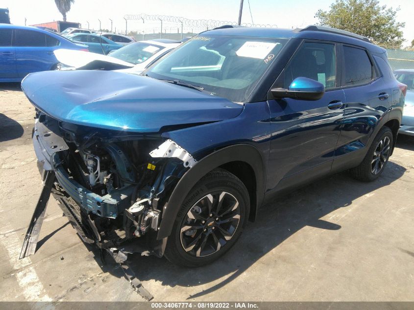 2021 CHEVROLET TRAILBLAZER LT VIN: KL79MPS24MB144631