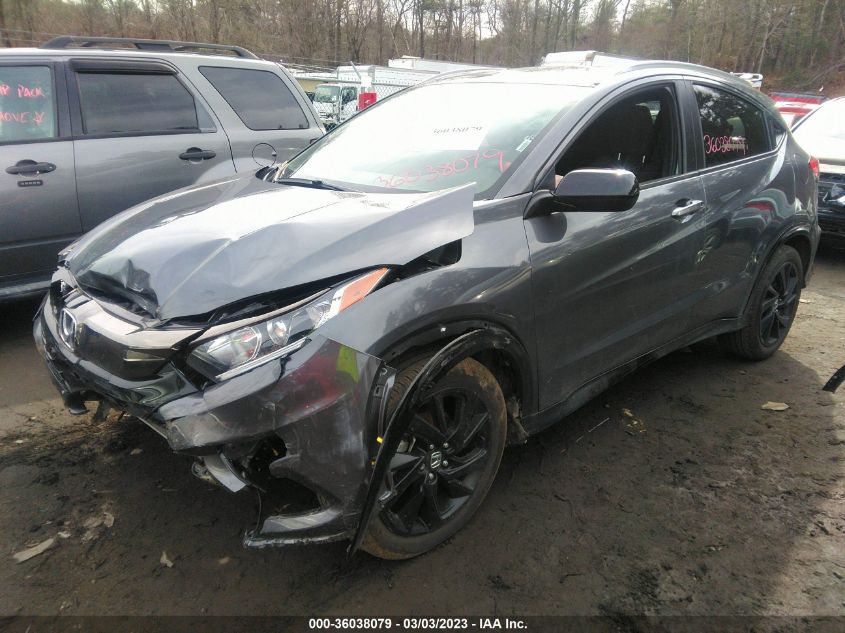 2022 HONDA HR-V SPORT VIN: 3CZRU6H16NM745765