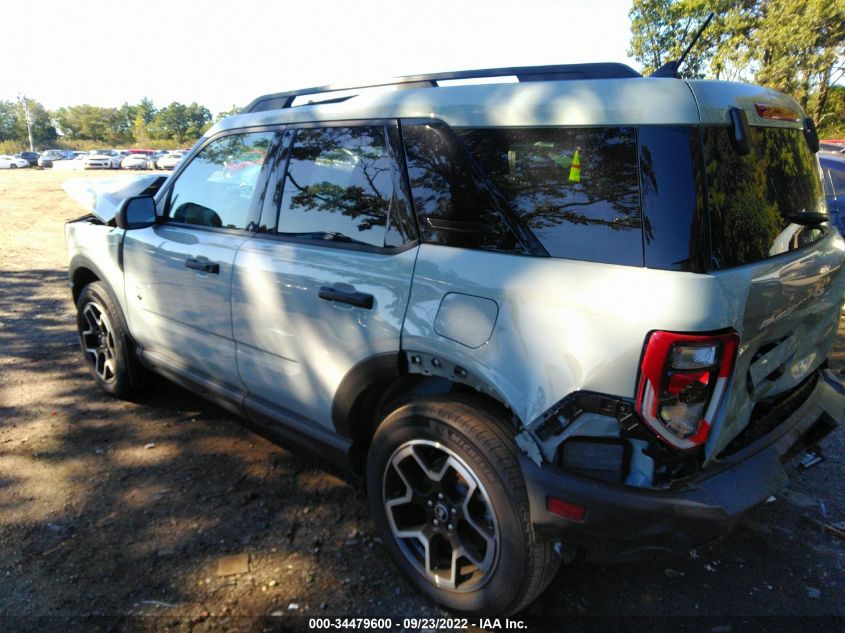 2021 FORD BRONCO SPORT BIG BEND VIN: 3FMCR9B68MRB35270