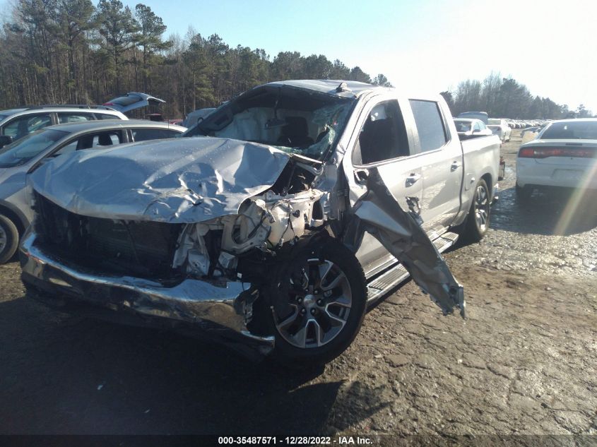 2021 CHEVROLET SILVERADO 1500 LT VIN: 1GCUYDED1MZ156076