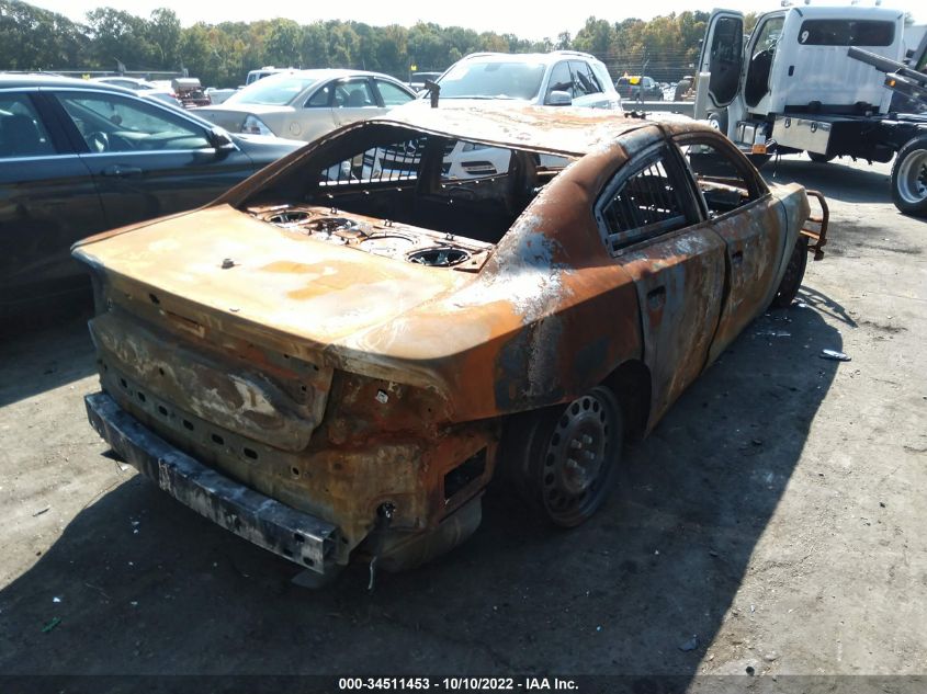 2021 DODGE CHARGER POLICE VIN: 2C3CDXKG7MH640541