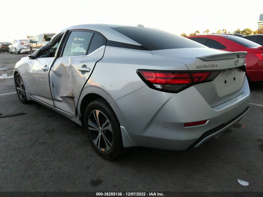 2021 NISSAN SENTRA SV VIN: 3N1AB8CV0MY229071