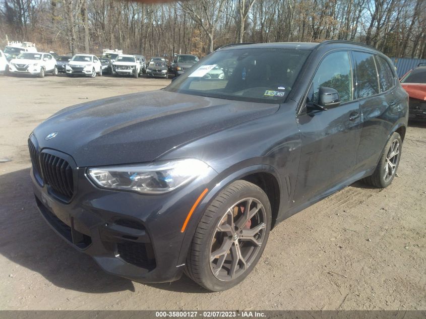 2022 BMW X5 XDRIVE40I VIN: 5UXCR6C07N9L27997
