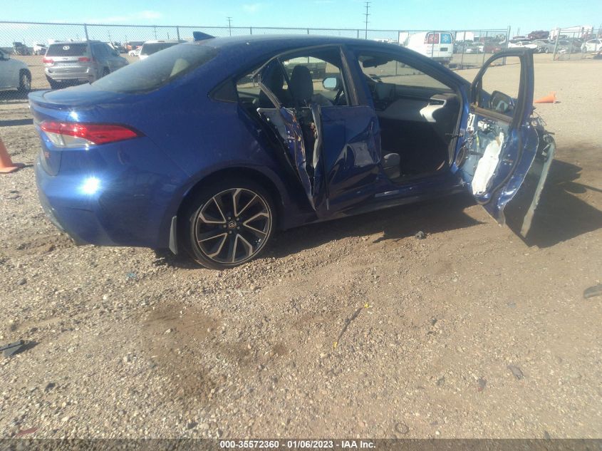 2022 TOYOTA COROLLA SE/SE NIGHTSHADE/APEX SE VIN: JTDS4MCE8NJ086543