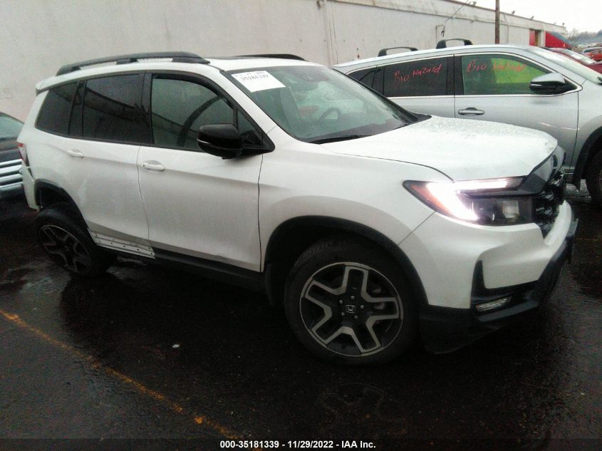 2022 HONDA PASSPORT ELITE VIN: 5FNYF8H09NB011687