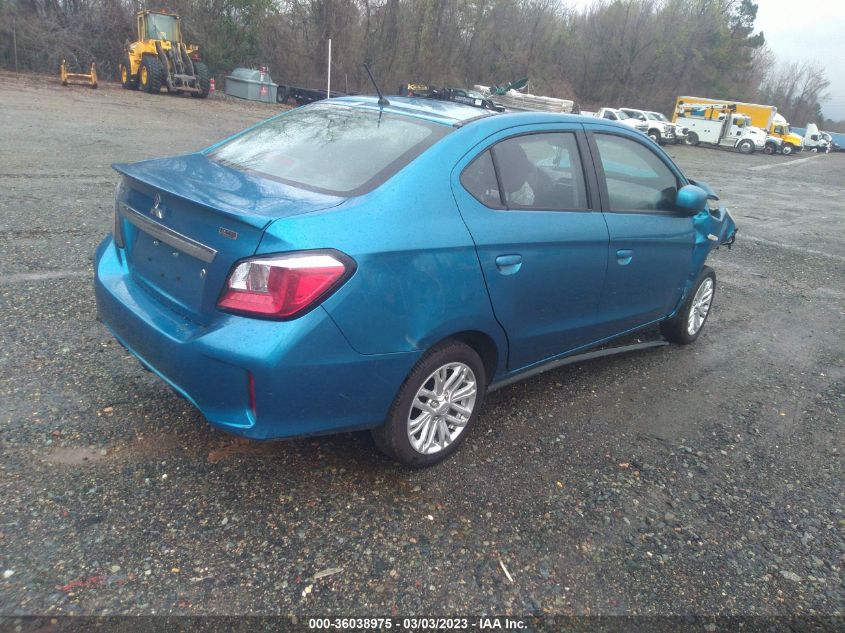 2022 MITSUBISHI MIRAGE G4 ES/LE/BLACK EDITION VIN: ML32FUFJ9NHF05614