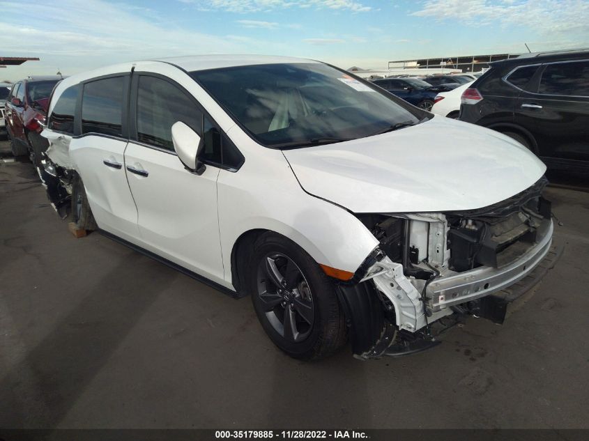 2021 HONDA ODYSSEY EX VIN: 5FNRL6H56MB032962