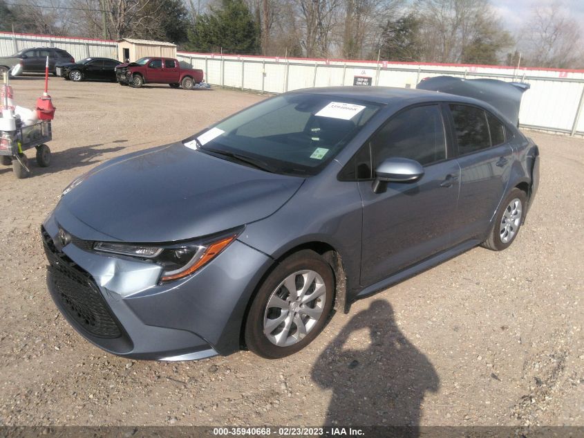 2022 TOYOTA COROLLA LE VIN: 5YFEPMAE9NP322037