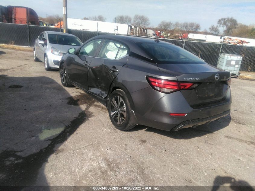 2021 NISSAN SENTRA SV VIN: 3N1AB8CV7MY316756