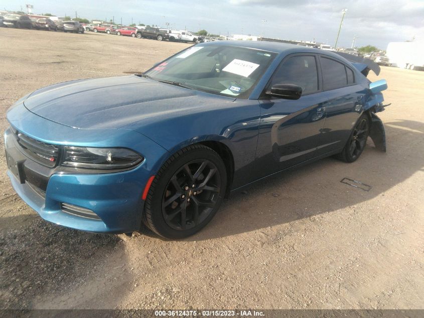 2022 DODGE CHARGER SXT VIN: 2C3CDXBG8NH183644