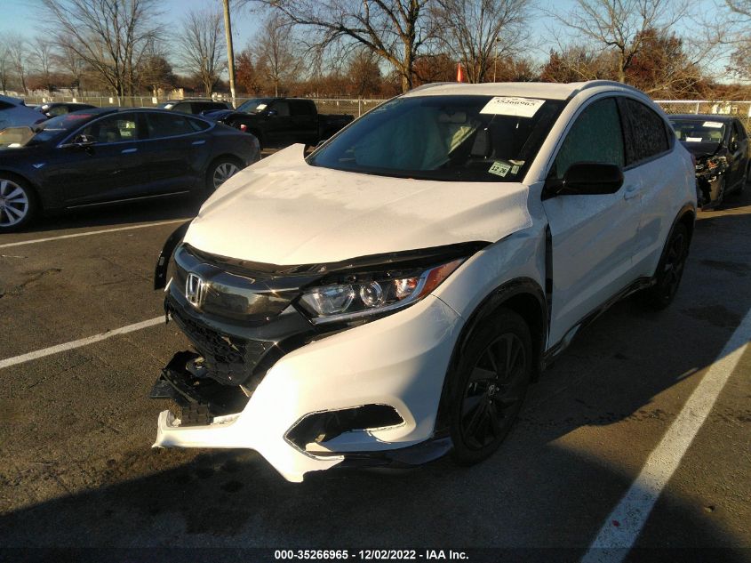 2022 HONDA HR-V SPORT VIN: 3CZRU6H12NM733323