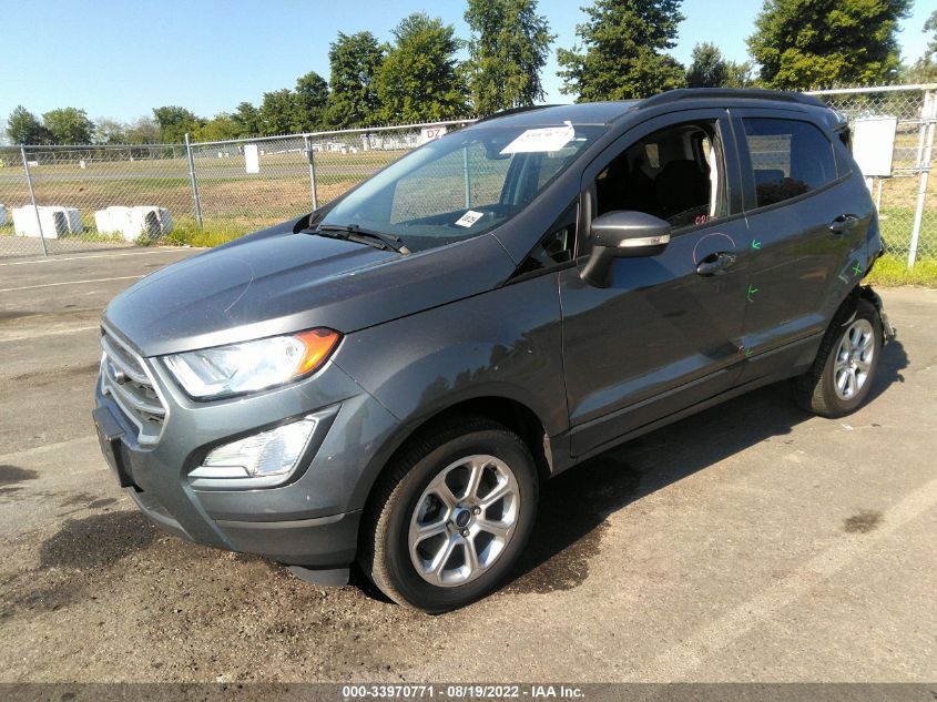 2020 FORD ECOSPORT SE VIN: MAJ6S3GL6LC349677