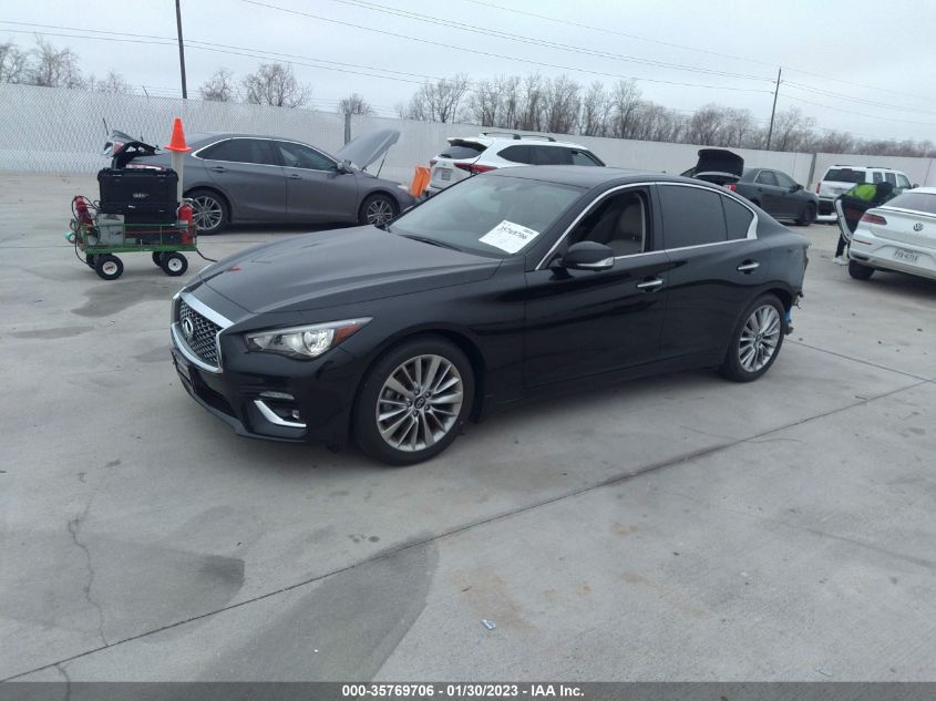 2021 INFINITI Q50 3.0T LUXE VIN: JN1EV7BP5MM700754