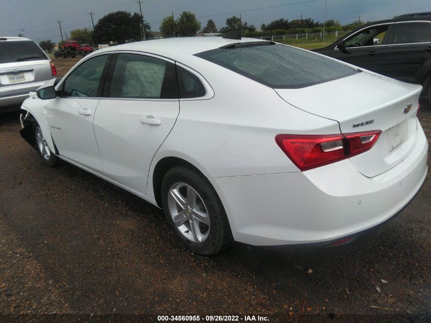 2021 CHEVROLET MALIBU LS VIN: 1G1ZB5ST6MF047924
