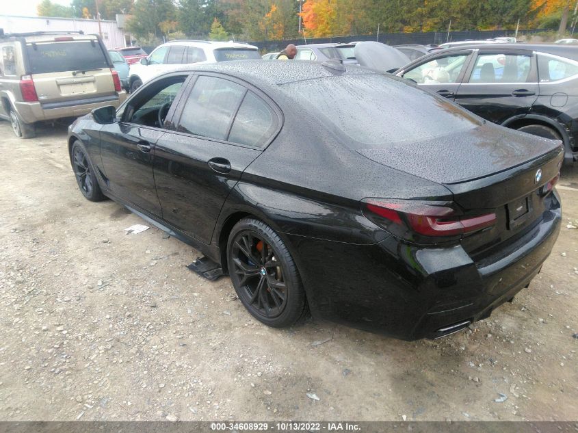2021 BMW 5 SERIES M550I XDRIVE VIN: WBA13BK0XMCH45668