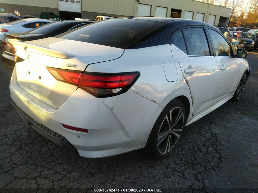 2022 NISSAN SENTRA SR VIN: 3N1AB8DV1NY231721