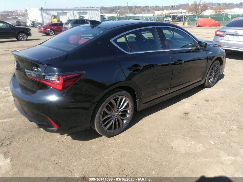 2022 ACURA ILX PACKAGE VIN: 19UDE2F82NA007577