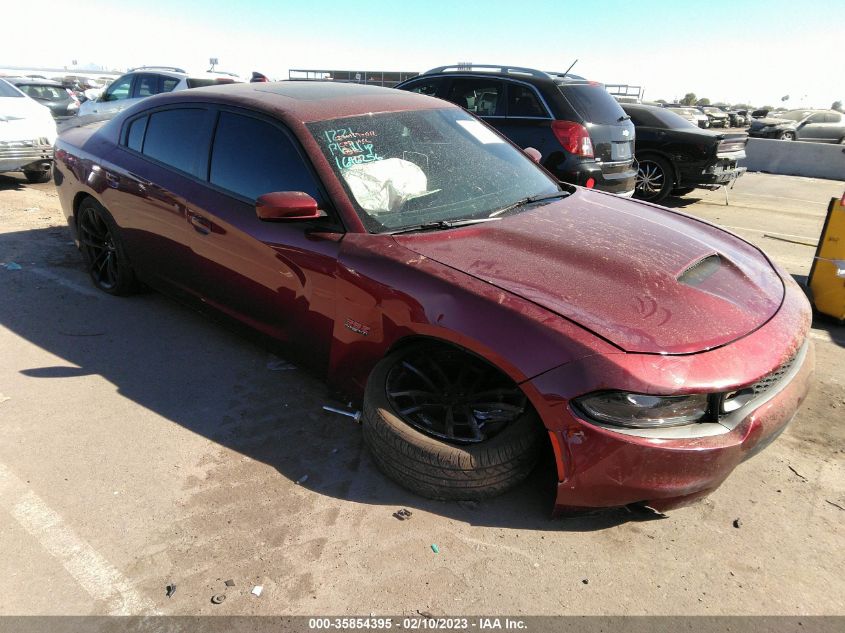 2022 DODGE CHARGER SCAT PACK VIN: 2C3CDXGJ0NH177745