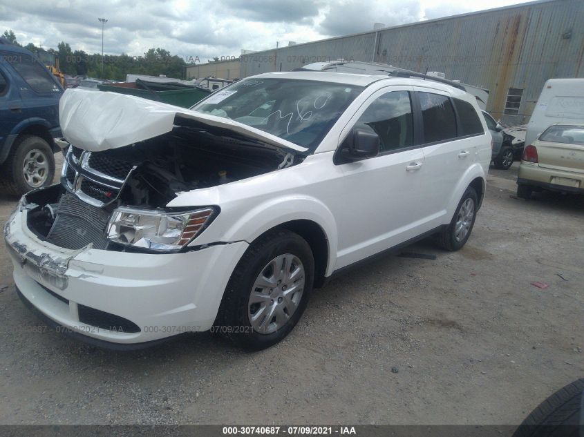 2020 DODGE JOURNEY SE VALUE VIN: 3C4PDCAB1LT207444