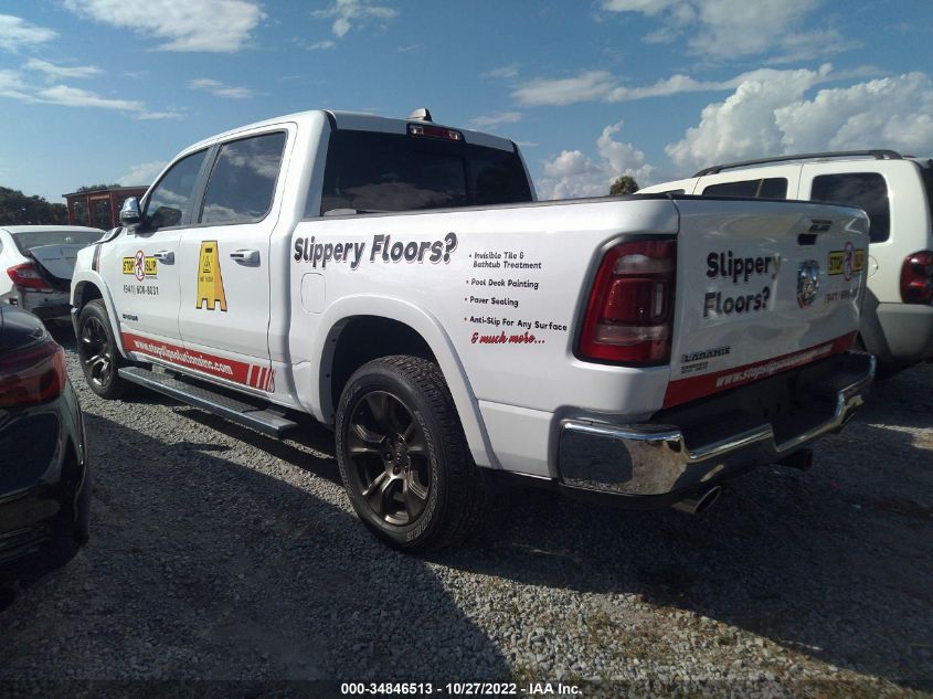 2022 RAM 1500 LARAMIE VIN: 1C6RREJT7NN274560