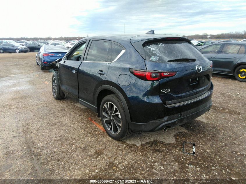 2022 MAZDA CX-5 2.5 S PREMIUM PACKAGE VIN: JM3KFBDM2N0556180