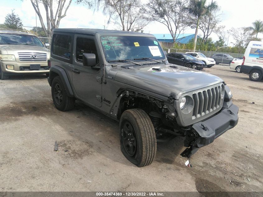 2021 JEEP WRANGLER SPORT VIN: 1C4GJXANXMW699137