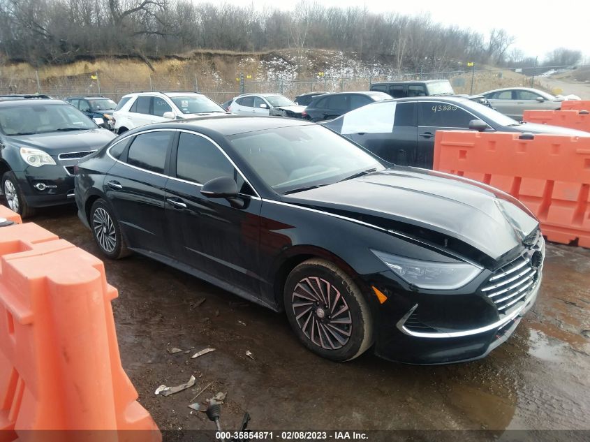 2022 HYUNDAI SONATA HYBRID LIMITED VIN: KMHL54JJXNA040323