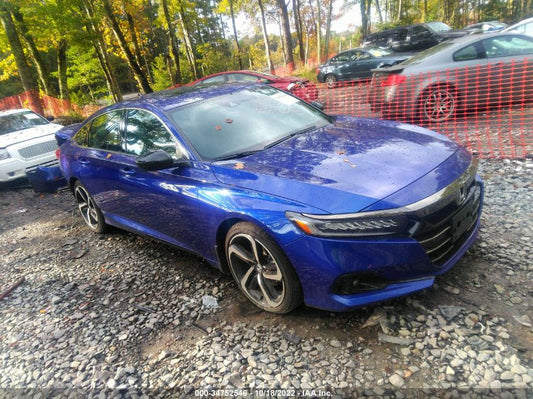 2022 HONDA ACCORD SEDAN SPORT VIN: 1HGCV2F3XNA007889
