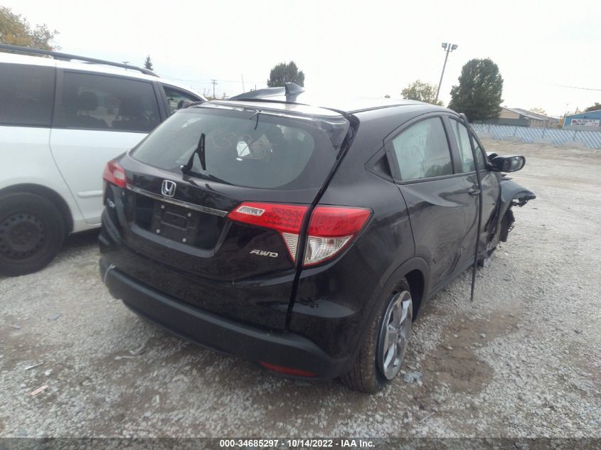 2021 HONDA HR-V LX VIN: 3CZRU6H33MM723769