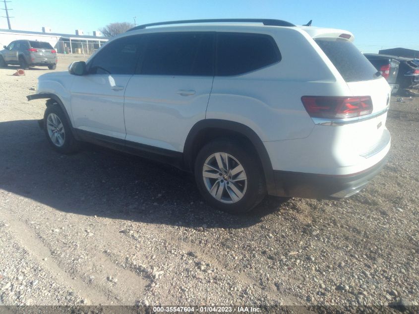 2021 VOLKSWAGEN ATLAS 2.0T S VIN: 1V2AP2CAXMC569277