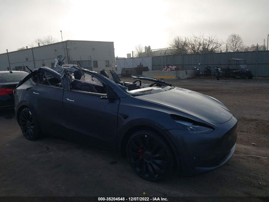 2022 TESLA MODEL Y PERFORMANCE VIN: 7SAYGDEF0NF460371