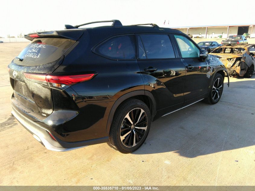 2021 TOYOTA HIGHLANDER XSE VIN: 5TDLZRAH2MS053863